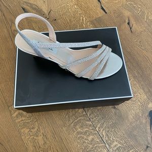 Nina silver heels